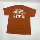 NWT 2005 Texas Longhorns National Champs T-Shirt Size M