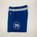 Philadelphia 76ers Nike 66 Rewind Stitched Swingman Shorts Size 2XL
