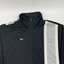 Vintage Black & Silver Nike Track Jacket Size M