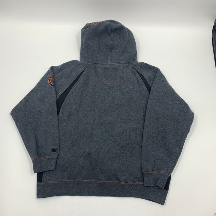 Gray & Black Texas Longhorns Hoodie Size L
