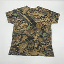 Vintage Mossy Oak Single Stitch Camo Pocket T-shirt Size M