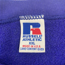Vintage Royal Blue Russell Athletic Blank Swearer Made in USA size 2XL