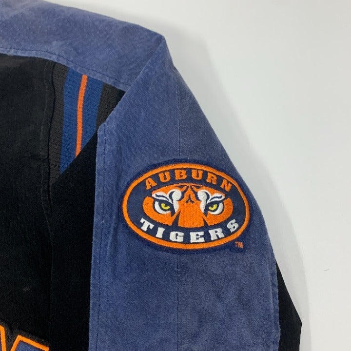 Vintage Auburn Tigers Leather Jacket Size M