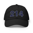 Navy & Gray 214 Dallas Area Code Champion Dad Hat