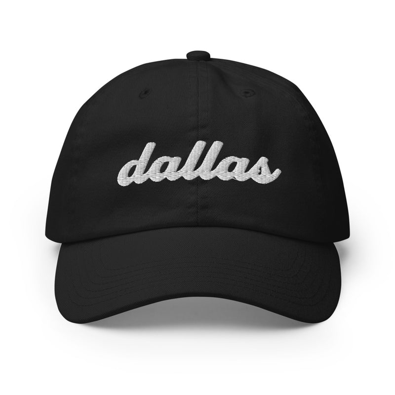 Cursive Dallas TX Champion Dad Hat