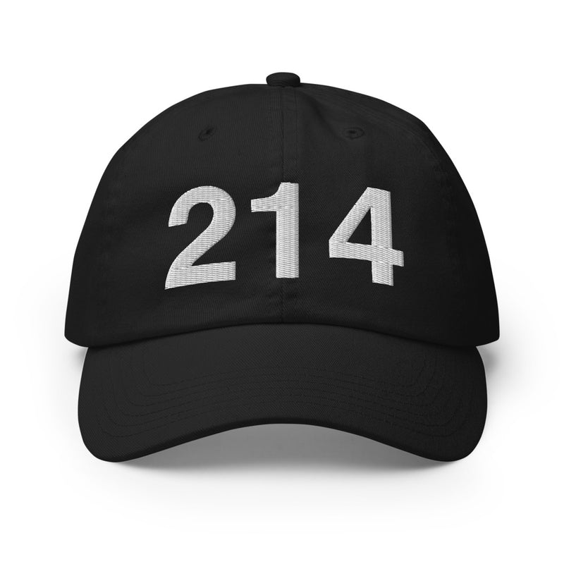 214 Dallas Area Code Champion Dad Hat