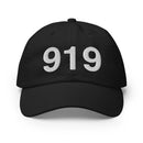 919 Raleigh NC Area Code Champion Dad Hat
