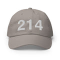 214 Dallas Area Code Champion Dad Hat