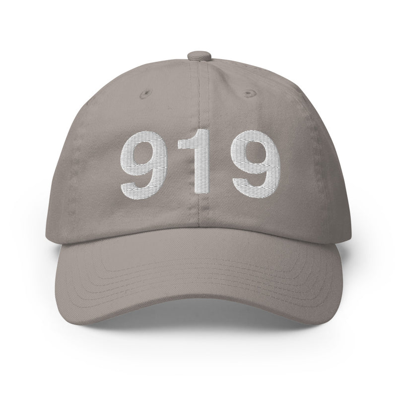 919 Raleigh NC Area Code Champion Dad Hat