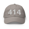 414 Milwaukee Area Code Champion Dad Hat