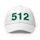 Black and Green 512 Austin Area Code Champion Dad Hat