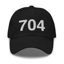 704 Charlotte NC Area Code Classic Dad hat