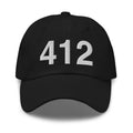 412 Pittsburgh Area Code Dad hat