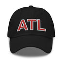 White & Red ATL Dad hat