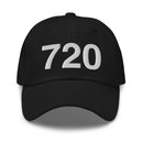 720 Denver Area Code Dad hat