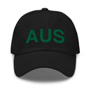 Black and Green AUS Austin Airport Code Dad Hat