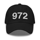 972 Dallas Area Code Dad Hat