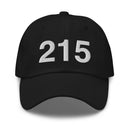 215 Philadelphia Area Code Dad Hat