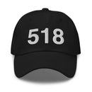 518 Upstate NY Area Code Dad Hat