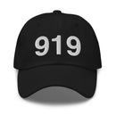 919 Raleigh NC Area Code Dad Hat