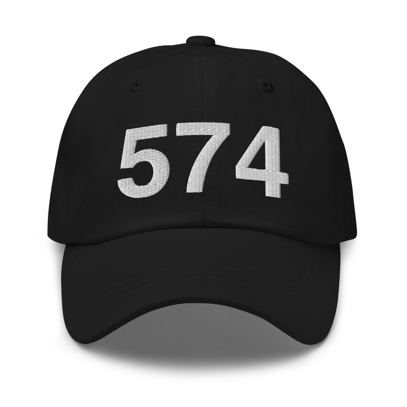 574 South Bend IN Area Code Dad Hat