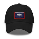 Wyoming Flag Dad Hat Merit Energy Logo