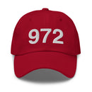 972 Dallas Area Code Dad Hat