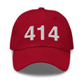 414 Milwaukee Area Code Dad Hat