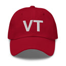 Vermont VT State Abbreviation Dad Hat