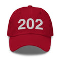 202 Washington DC Area Code Dad Hat