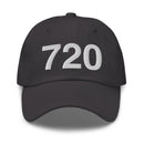 720 Denver Area Code Dad hat
