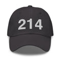 214 Dallas Area Code Dad Hat