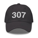 307 Wyoming Area Code Dad Hat