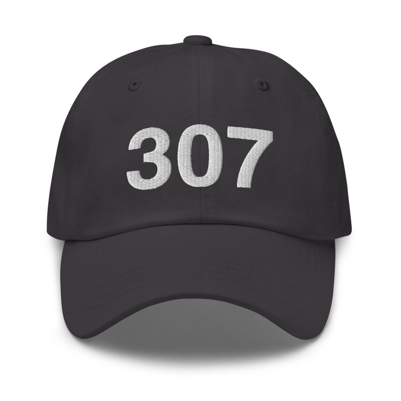 307 Wyoming Area Code Dad Hat