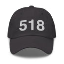 518 Upstate NY Area Code Dad Hat
