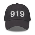 919 Raleigh NC Area Code Dad Hat