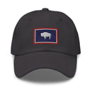 Wyoming Flag Dad Hat Merit Energy Logo