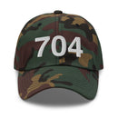 704 Charlotte NC Area Code Classic Dad hat