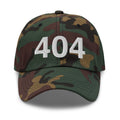 404 Atlanta Area Code Dad hat