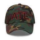Black & Red ATL Dad hat