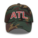 White & Red ATL Dad hat