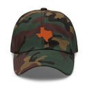 Orange Texas Dad Hat