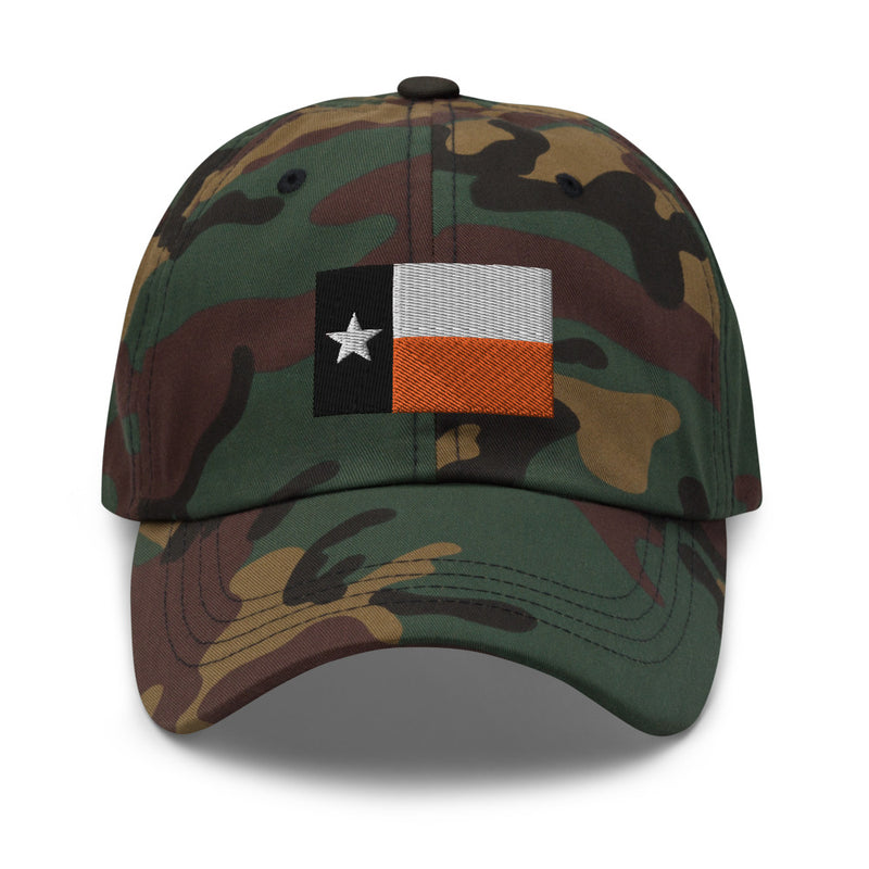 Orange Texas Flag Dad Hat