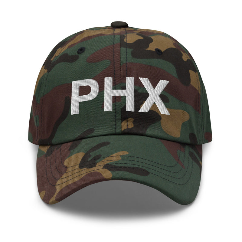 PHX Phoenix Airport Code Dad Hat