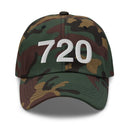 720 Denver Area Code Dad hat