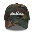 Cursive Dallas Texas Dad Hat