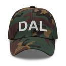 DAL Dallas Airport Code Dad Hat