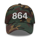 864 Greenville SC Area Code Dad Hat