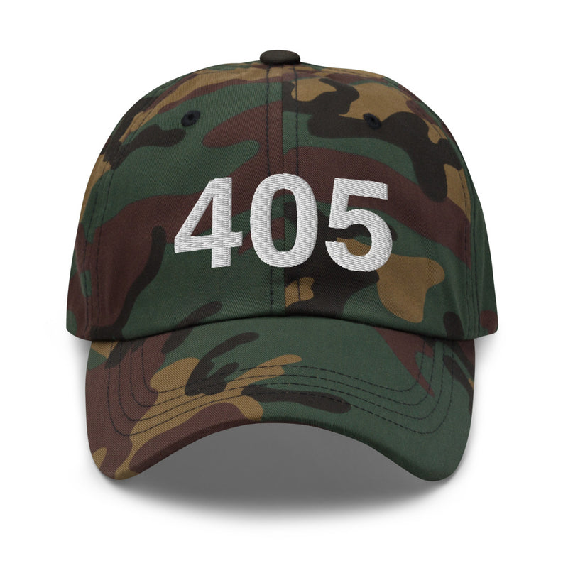 405 Oklahoma Area Code Dad Hat