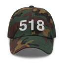 518 Upstate NY Area Code Dad Hat